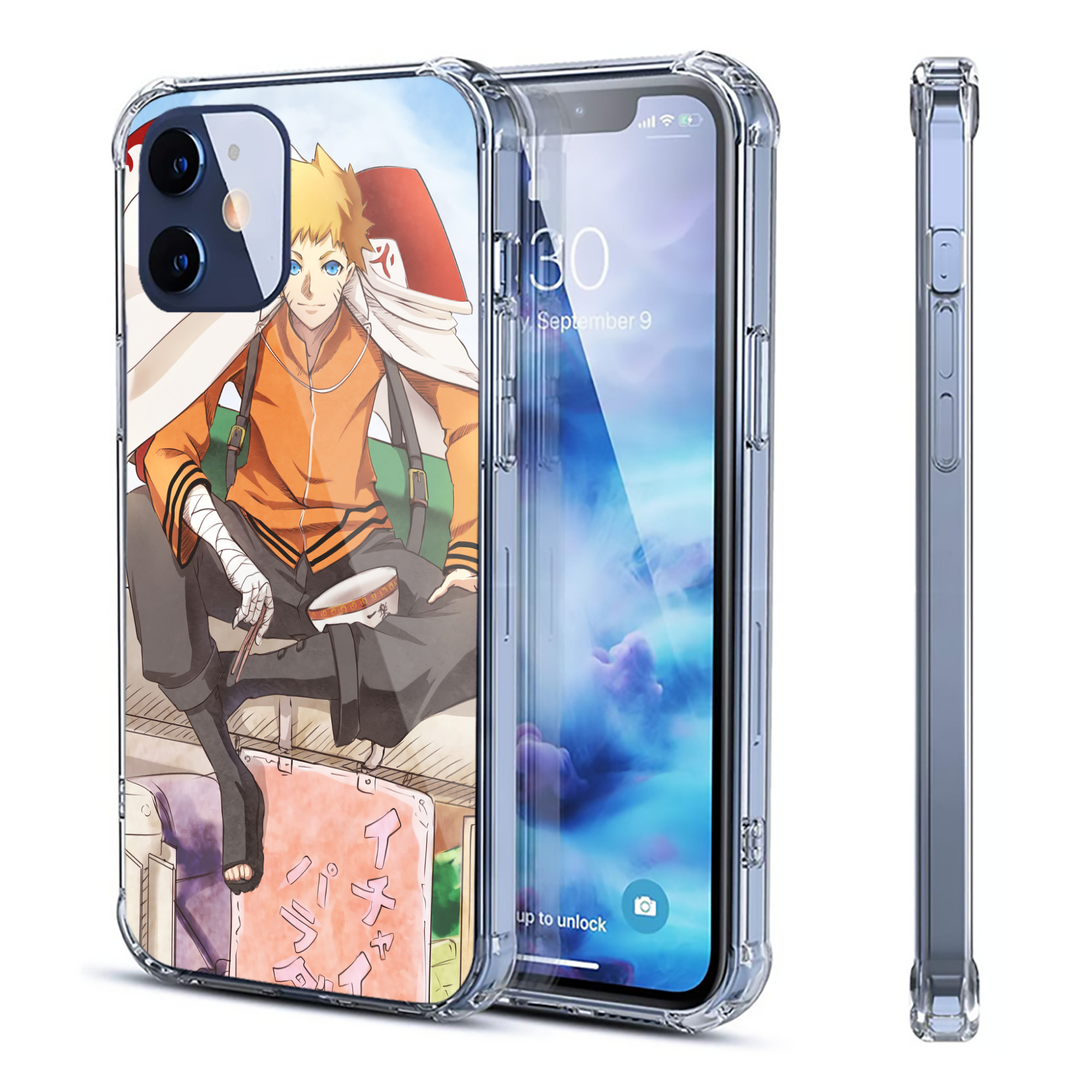 （画像用） NARUTO -ナルト- NARUTO -ナルト- 疾風伝 【iPhone 12シリーズ対応】透明スマホケース（クリアソフトケース）